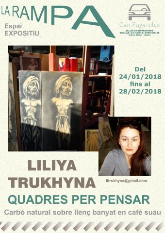 QUADRES PER PENSAR la nova exposició de LA RAMPA càrrec de  LILIYA TRUKHYNA